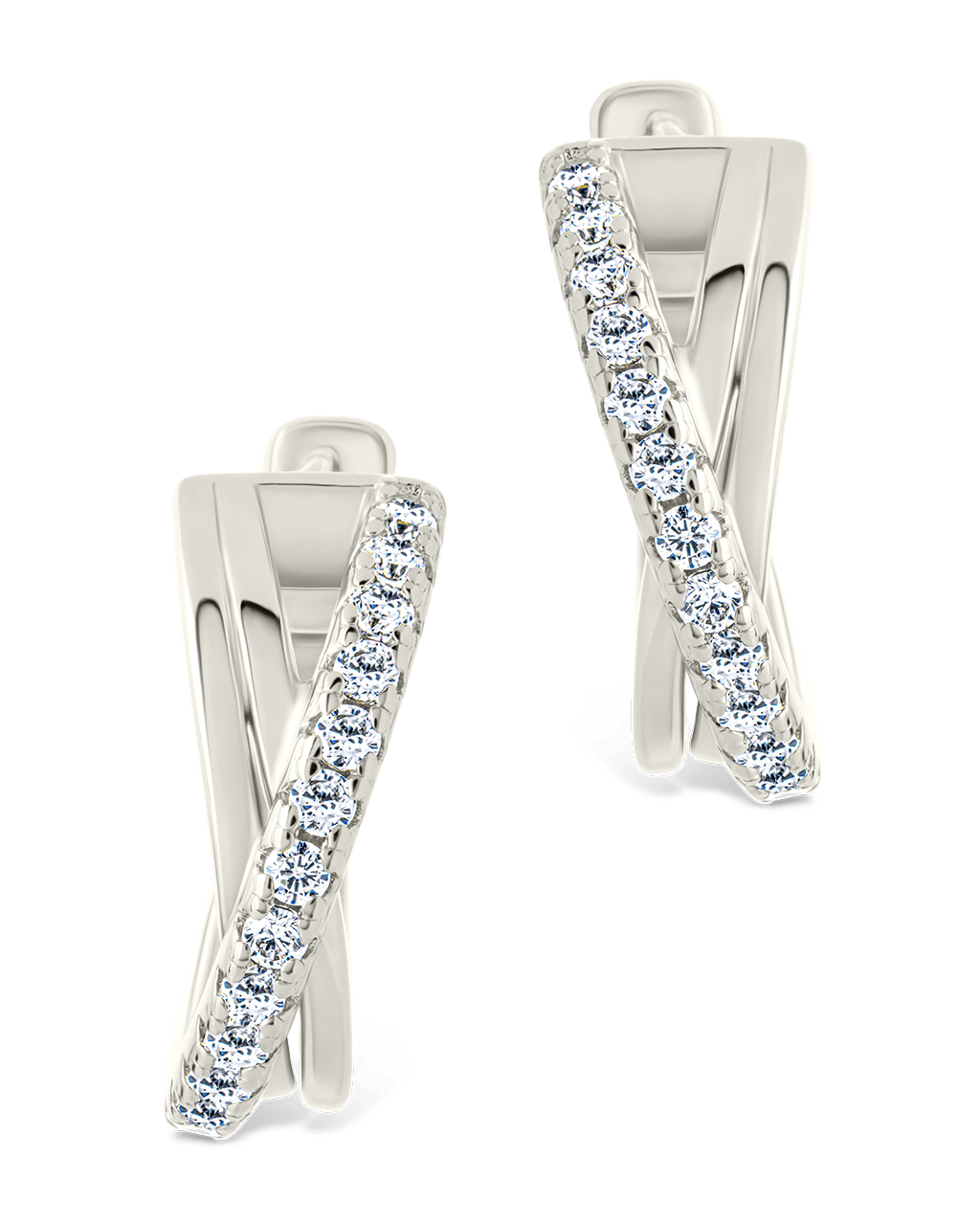 Juliana CZ Hoop Earrings - Sterling Forever