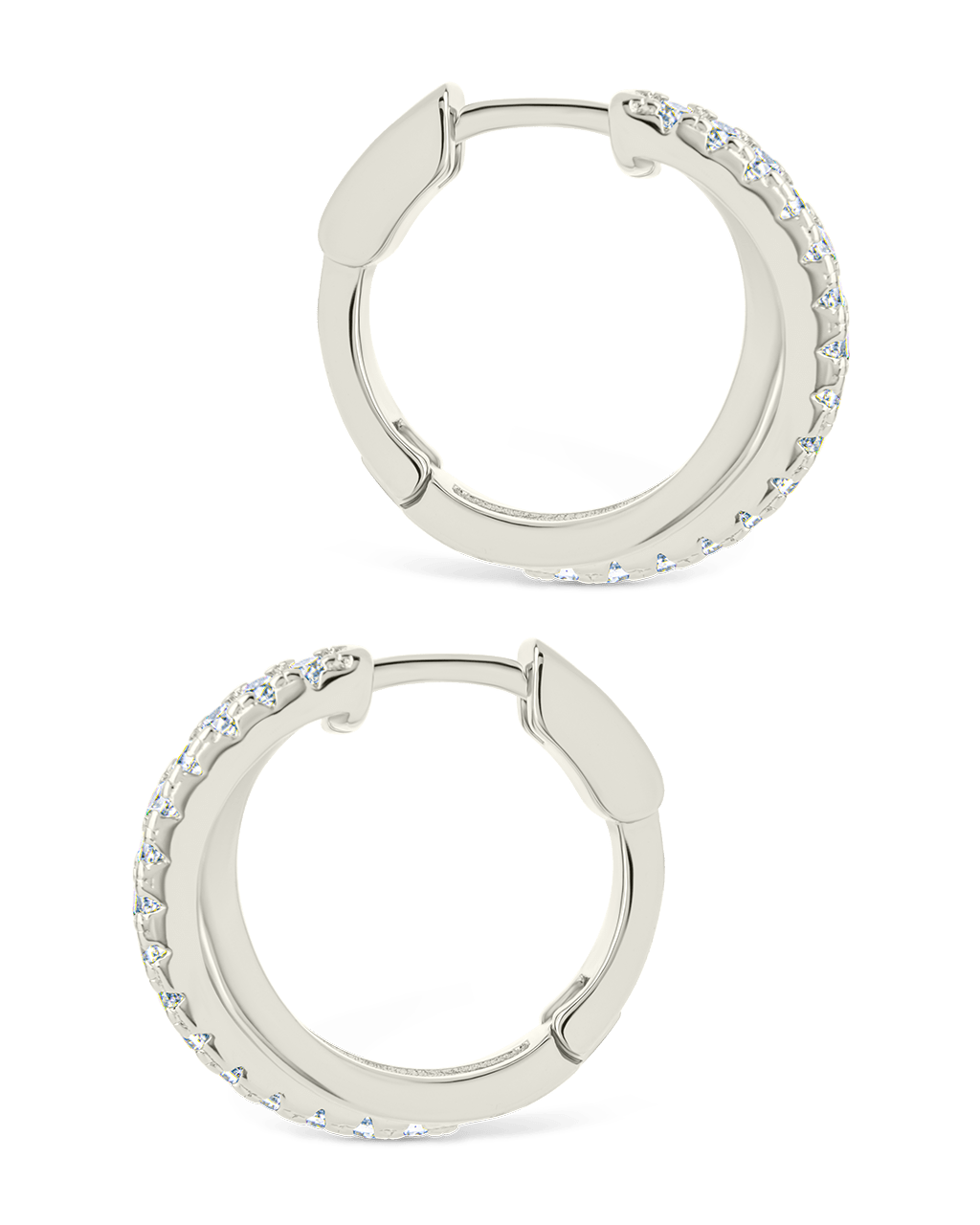Juliana CZ Hoop Earrings - Sterling Forever