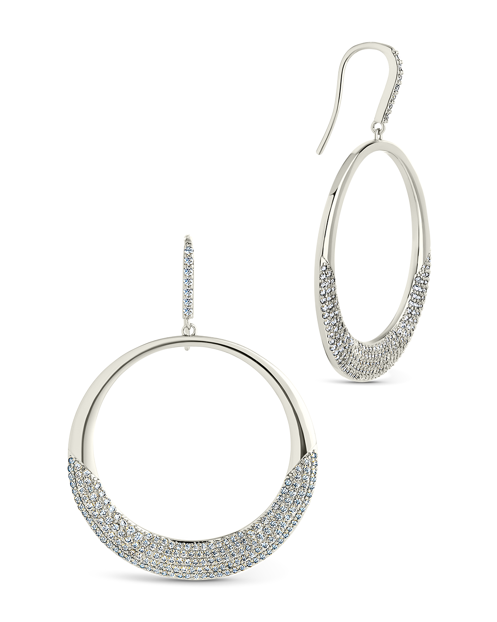 Muriel CZ O Drop Earrings