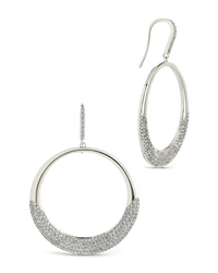 Muriel CZ O Drop Earrings - Sterling Forever