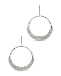 Muriel CZ O Drop Earrings - Sterling Forever