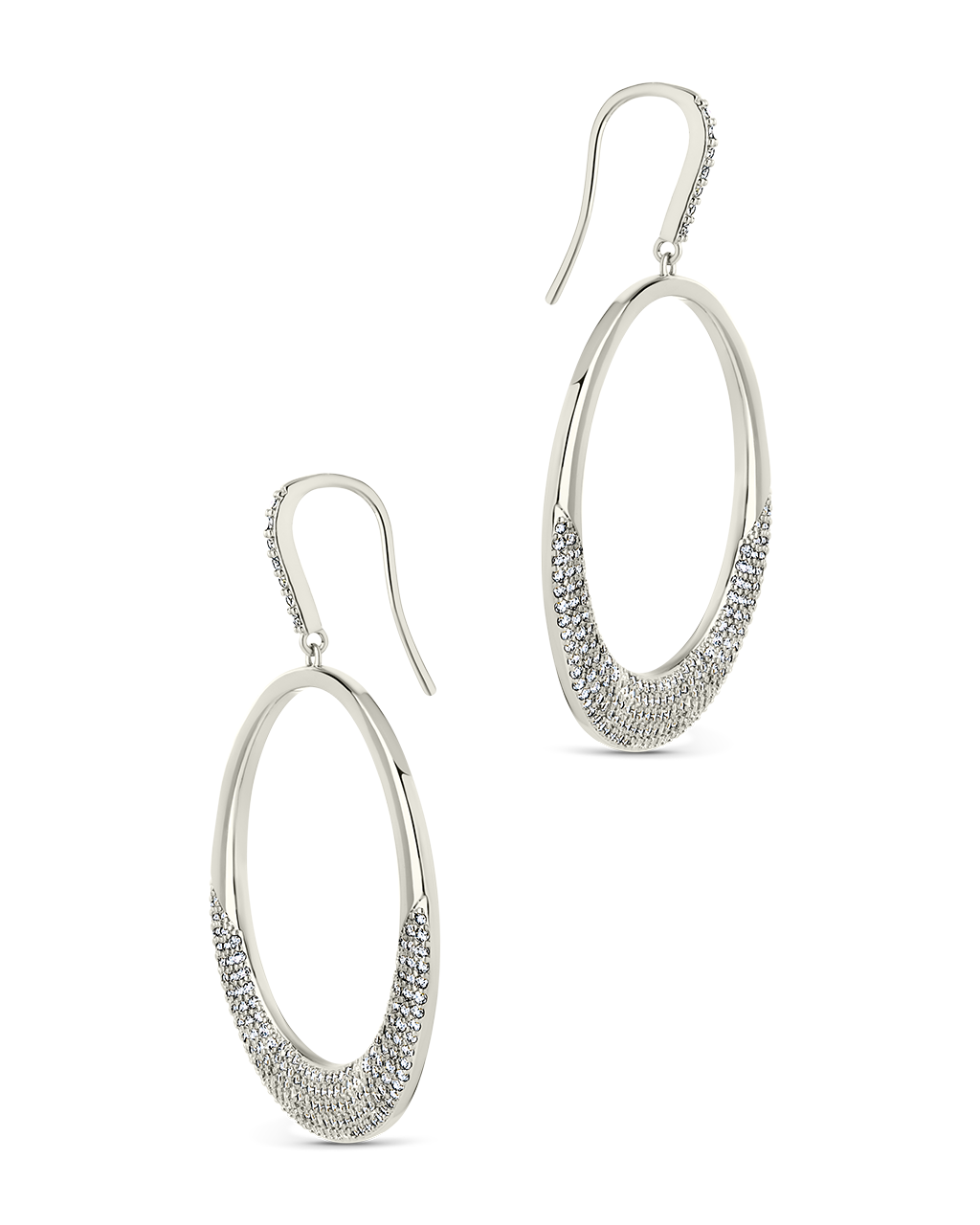 Muriel CZ O Drop Earrings