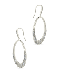 Muriel CZ O Drop Earrings - Sterling Forever