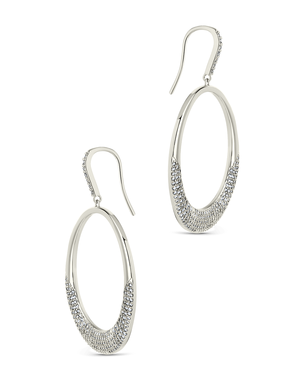 Muriel CZ O Drop Earrings - Sterling Forever