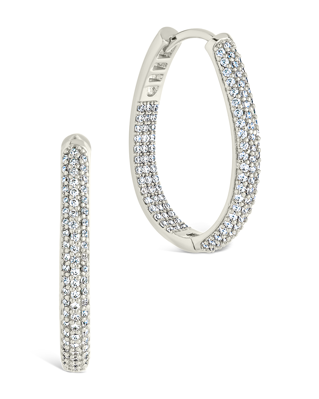 Melba Pave CZ Hoops