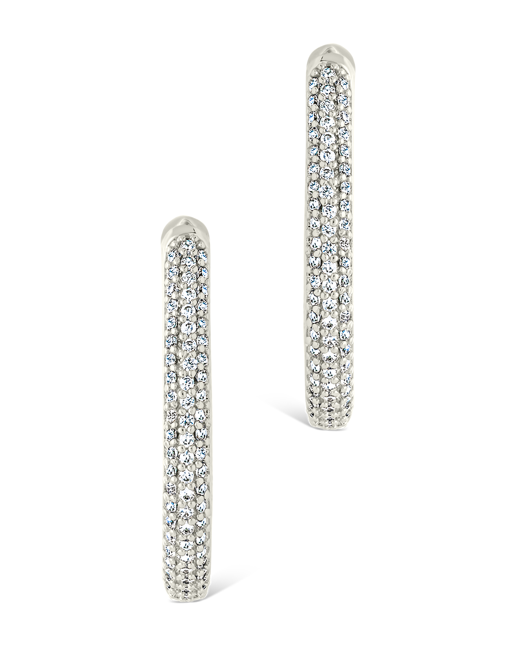 Melba Pave CZ Hoops