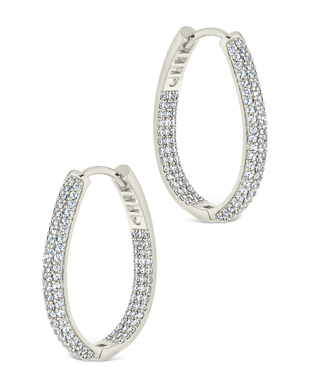 Melba Pave CZ Hoops