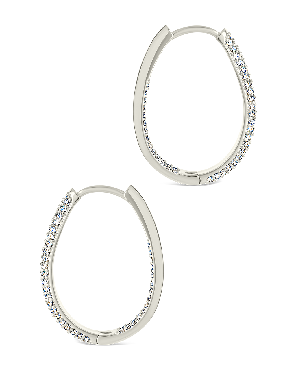 Melba Pave CZ Hoops