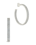 Velma CZ Statement Hoops - Sterling Forever