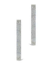 Velma CZ Statement Hoops - Sterling Forever