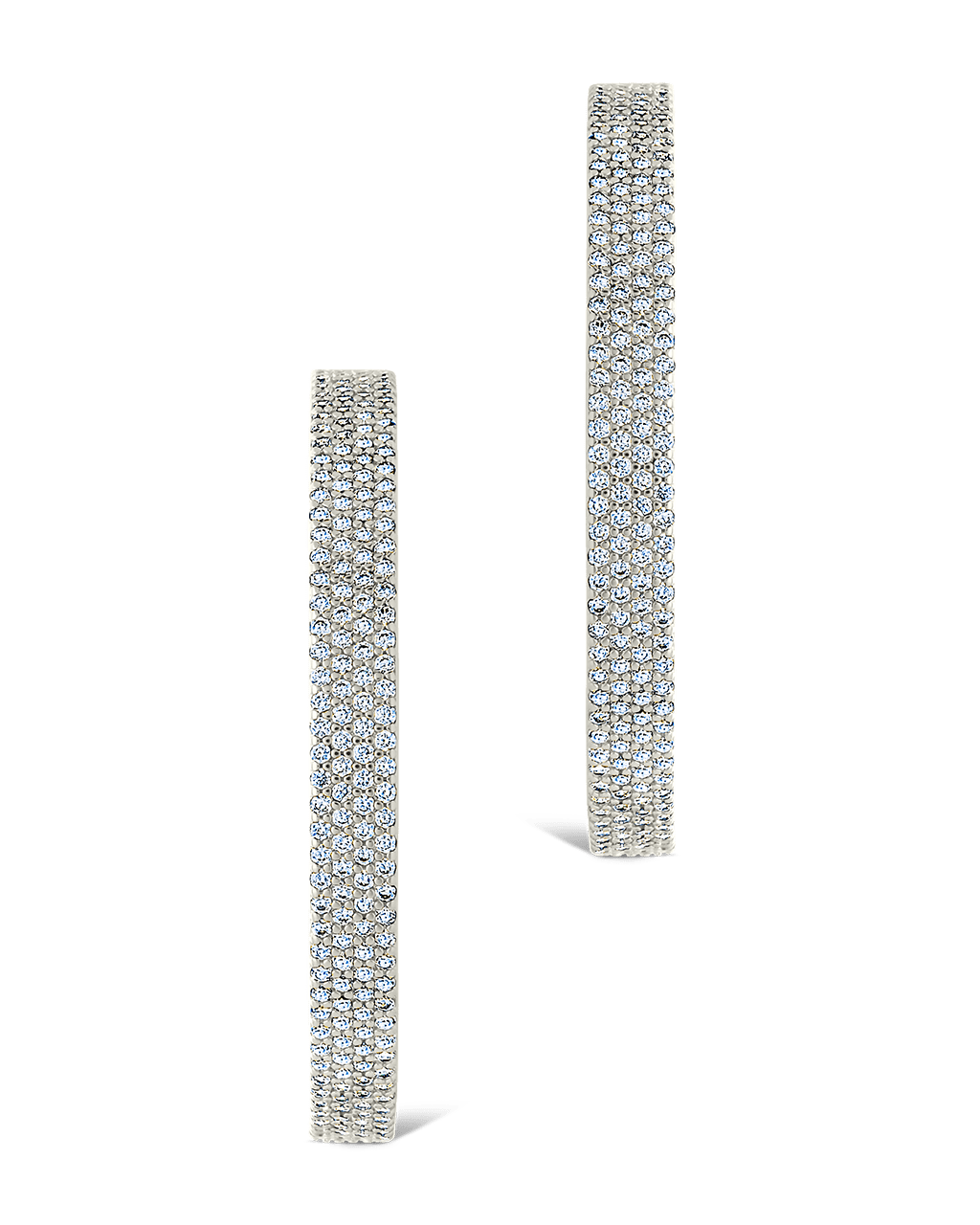 Velma CZ Statement Hoops - Sterling Forever
