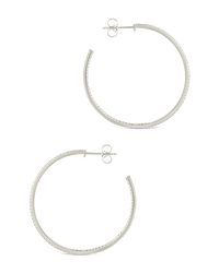 Velma CZ Statement Hoops - Sterling Forever