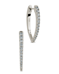 Kenia CZ V Drop Hoops