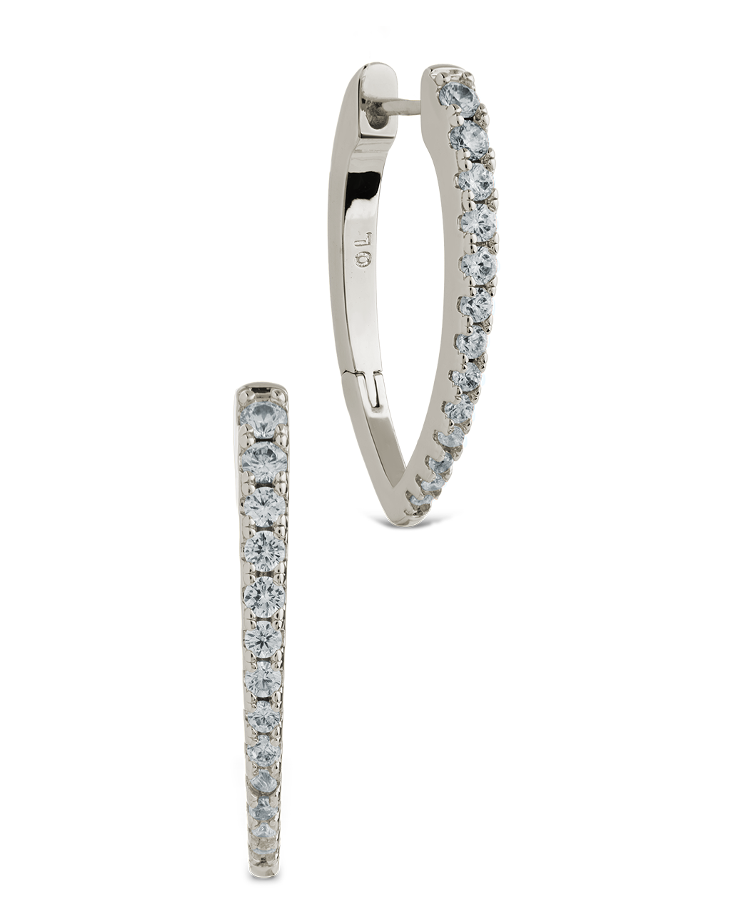 Kenia CZ V Drop Hoops