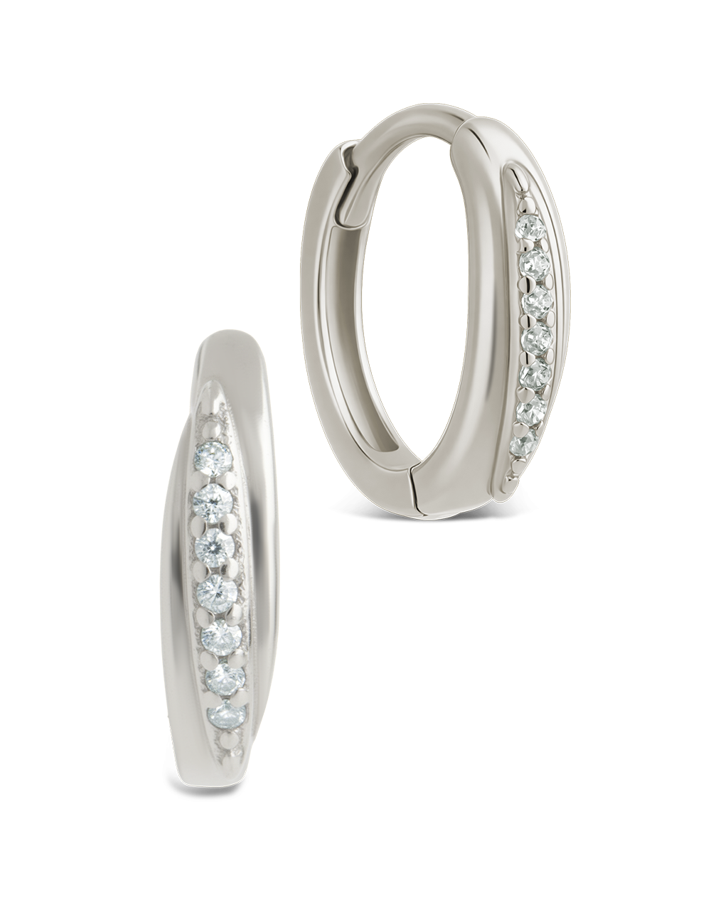 Denise Half Pavé Essential Huggies