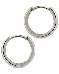 Desiree Pavé Line Mini Hoops