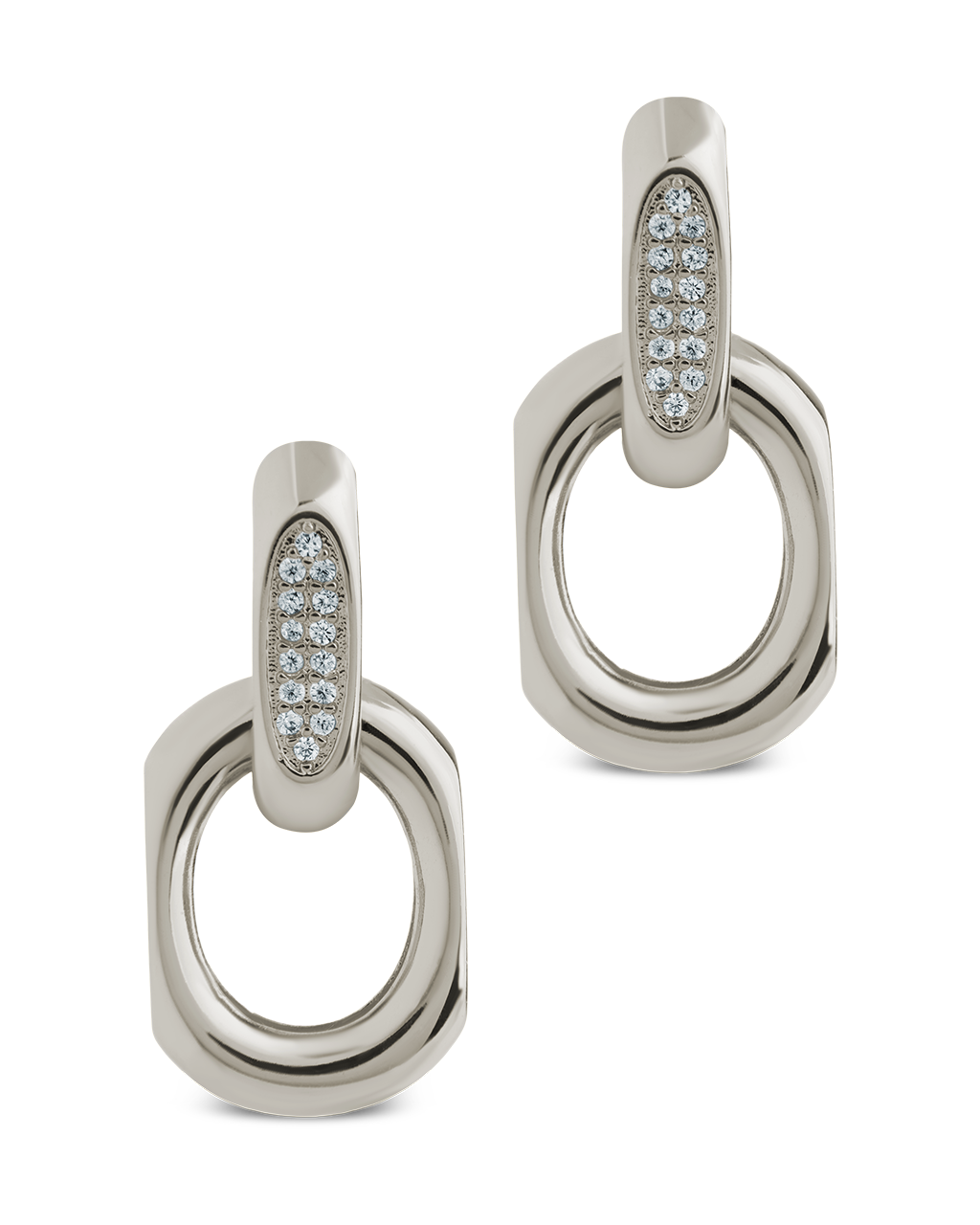 Emerie Bold Pavé Link Drops
