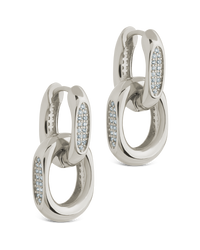 Emerie Bold Pavé Link Drops