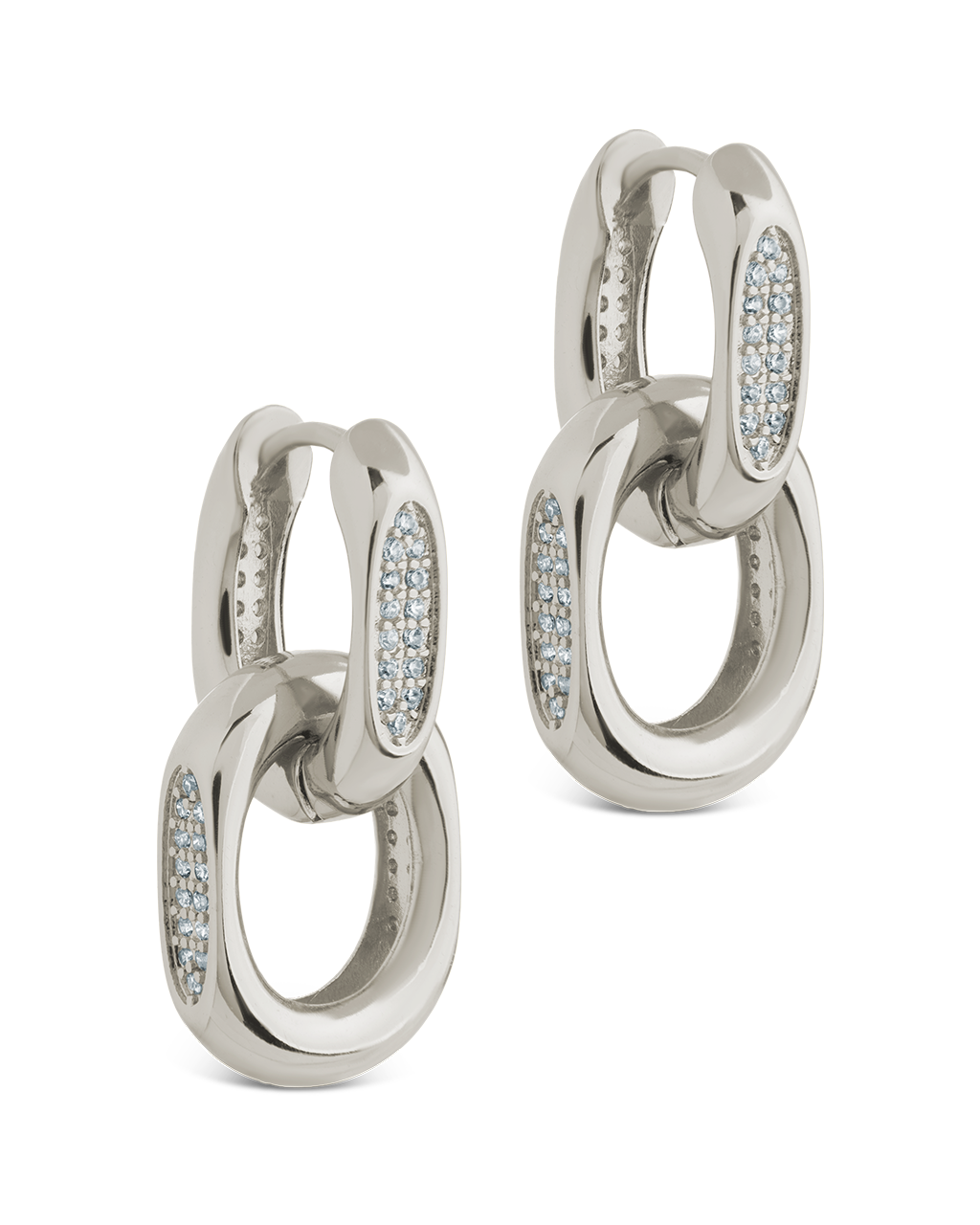 Emerie Bold Pavé Link Drops