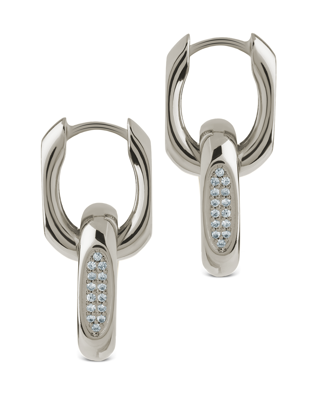 Emerie Bold Pavé Link Drops