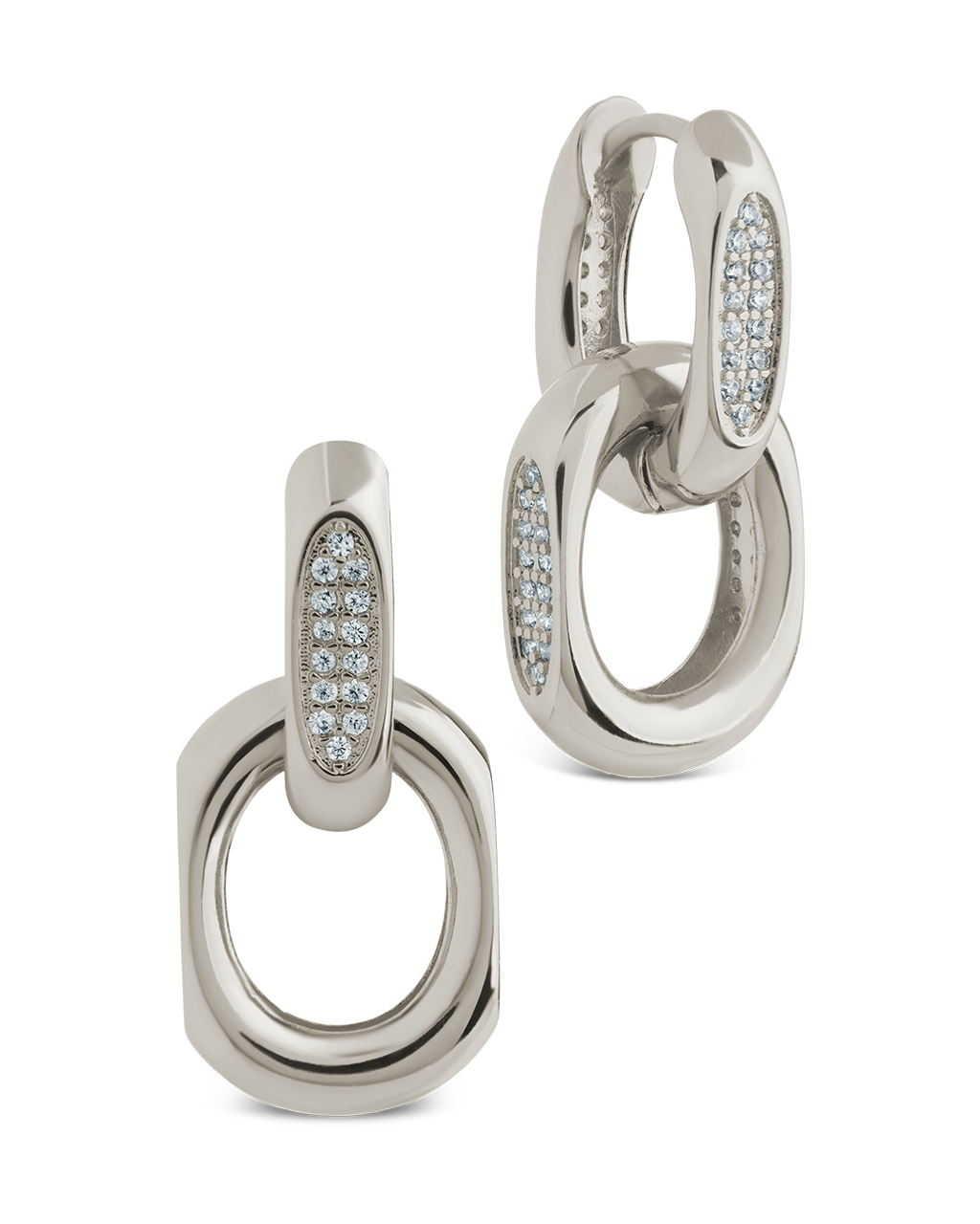 Emerie Bold Pavé Link Drops