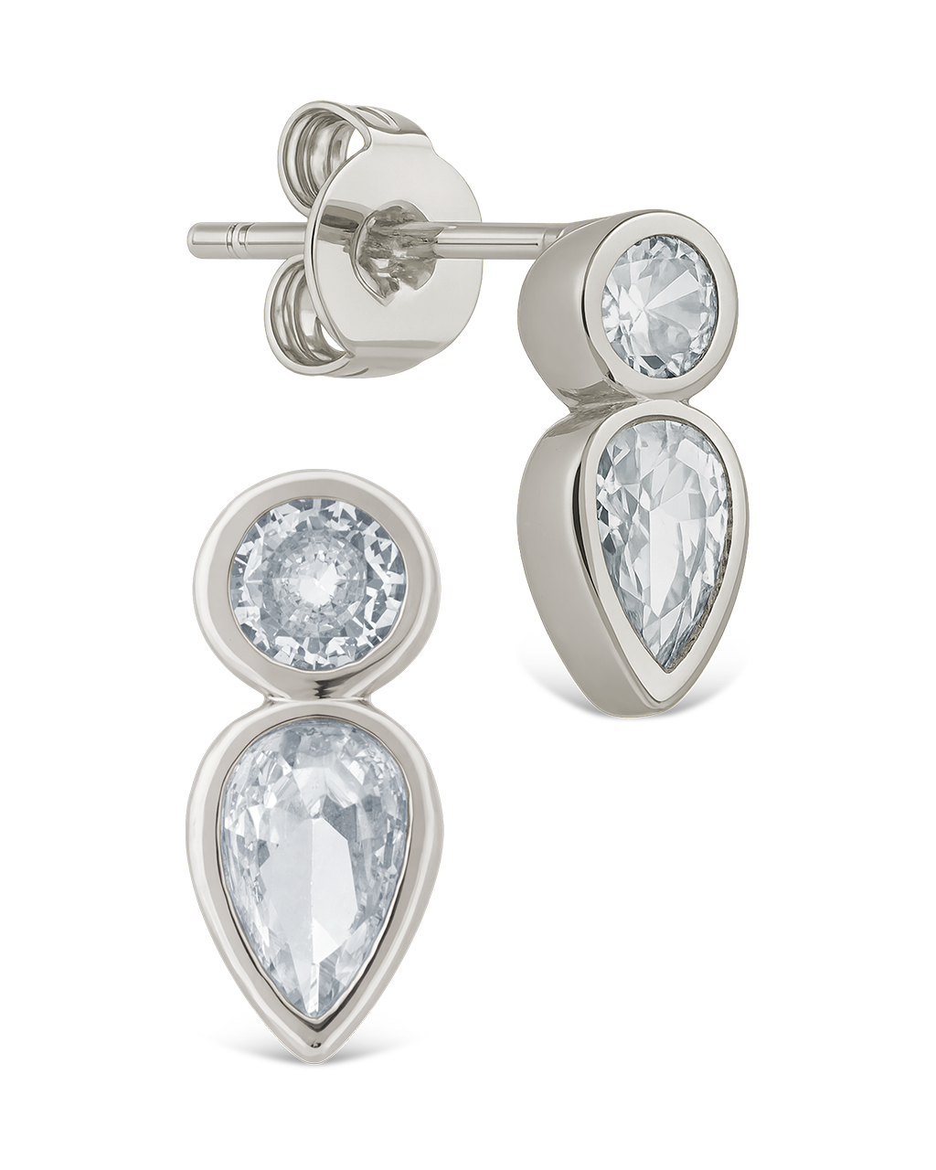 Helen Teardrop Duo Studs