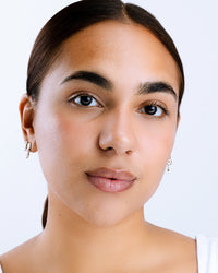 Bezel-Set Mixed-Cut Vertical Drop Stud Set
