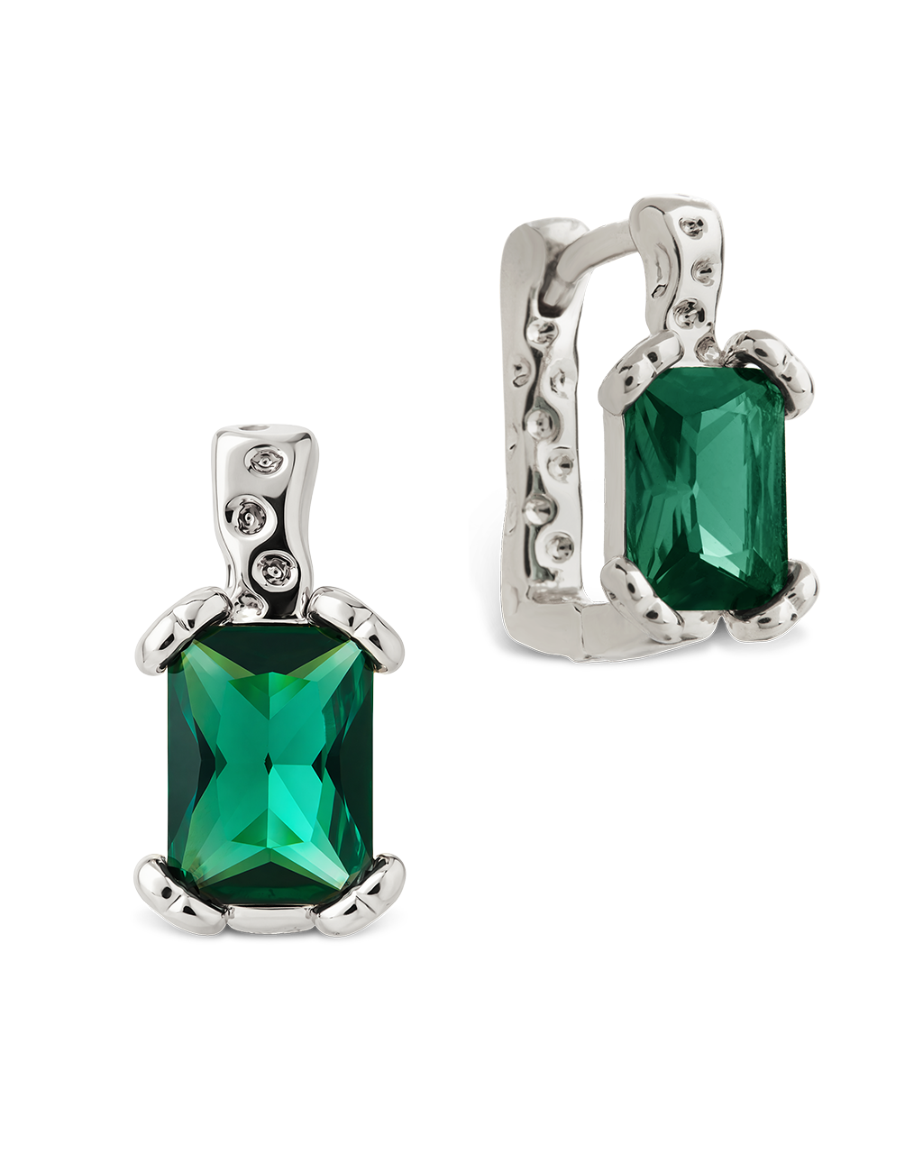 Lexi Emerald Hoops