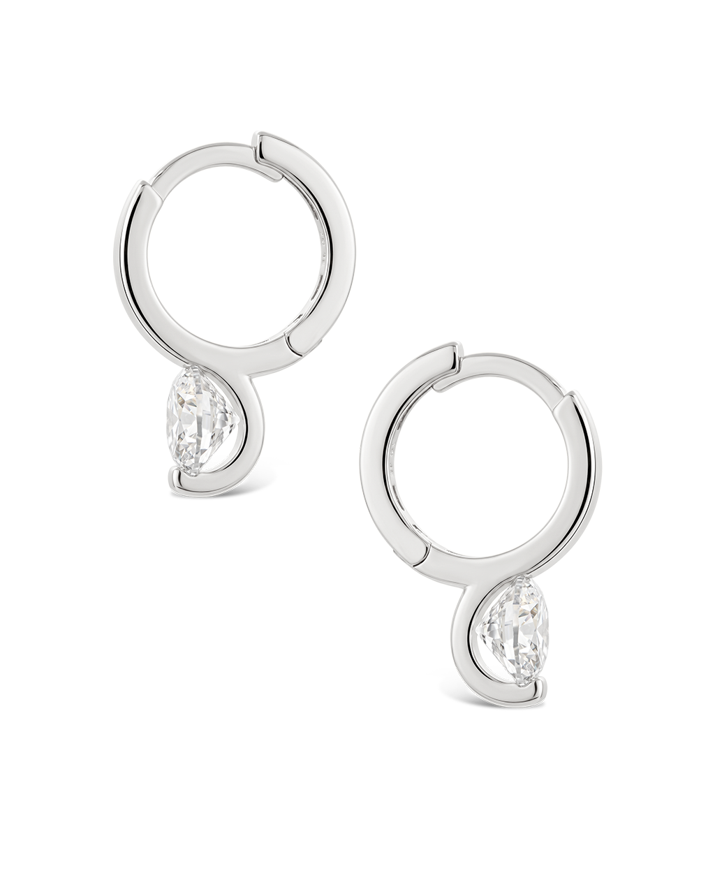 Shannon Brilliance CZ Hoops