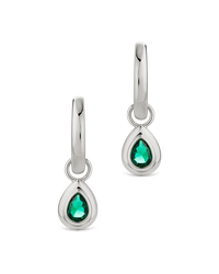 Reese Emerald Teardrop Drops