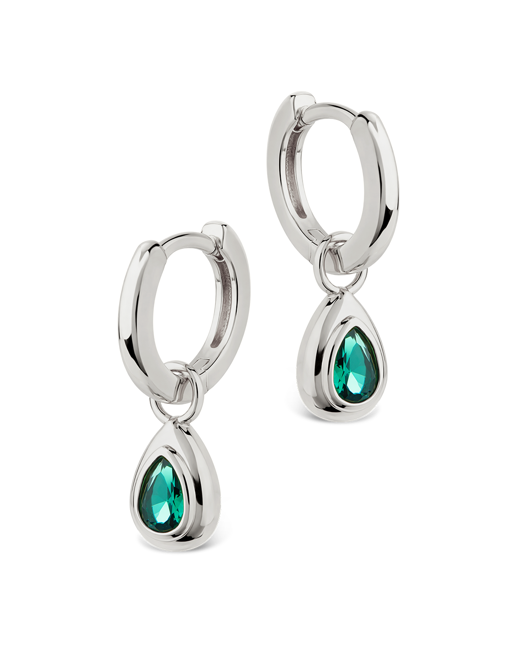 Reese Emerald Teardrop Drops