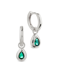 Reese Emerald Teardrop Drops