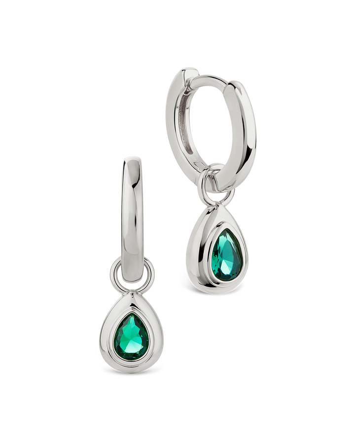 Reese Emerald Teardrop Drops