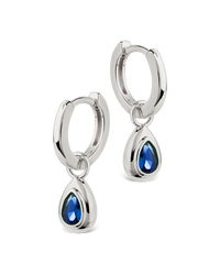 Lindsay Sapphire Teardrop Drops