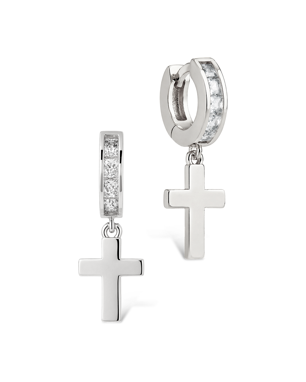 Hattie Pavé Cross Drops