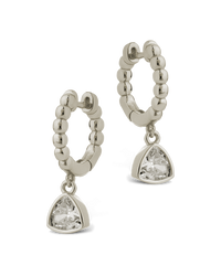Pavé Wrap Hoop Earrings