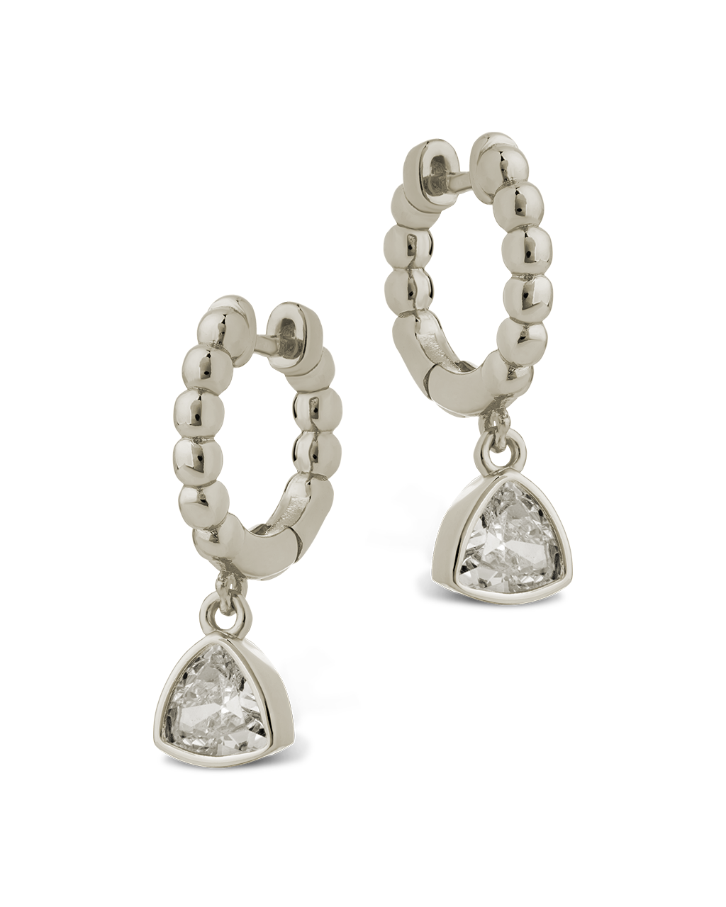 Pavé Wrap Hoop Earrings