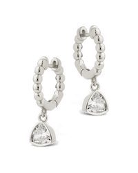 Pavé Wrap Hoop Earrings