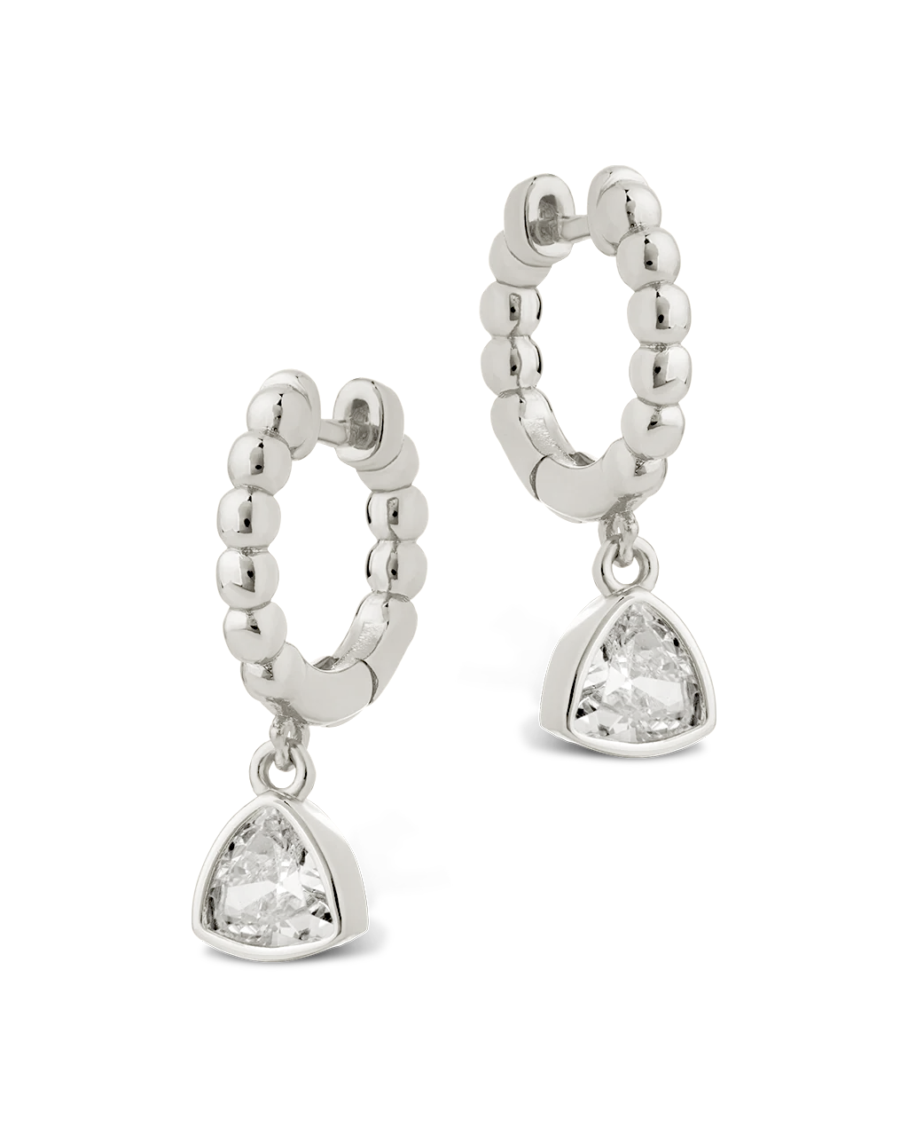 Pavé Wrap Hoop Earrings