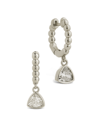 Pavé Wrap Hoop Earrings
