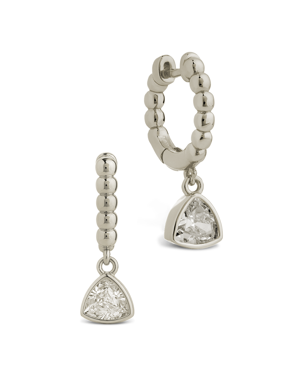 Pavé Wrap Hoop Earrings