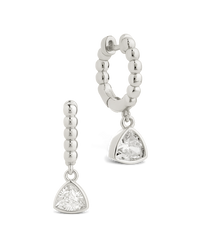 Pavé Wrap Hoop Earrings