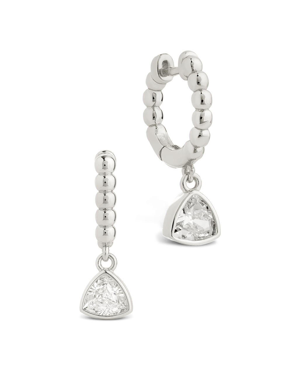 Pavé Wrap Hoop Earrings