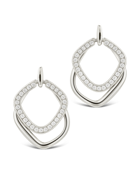 Interlocking Hoop Earrings
