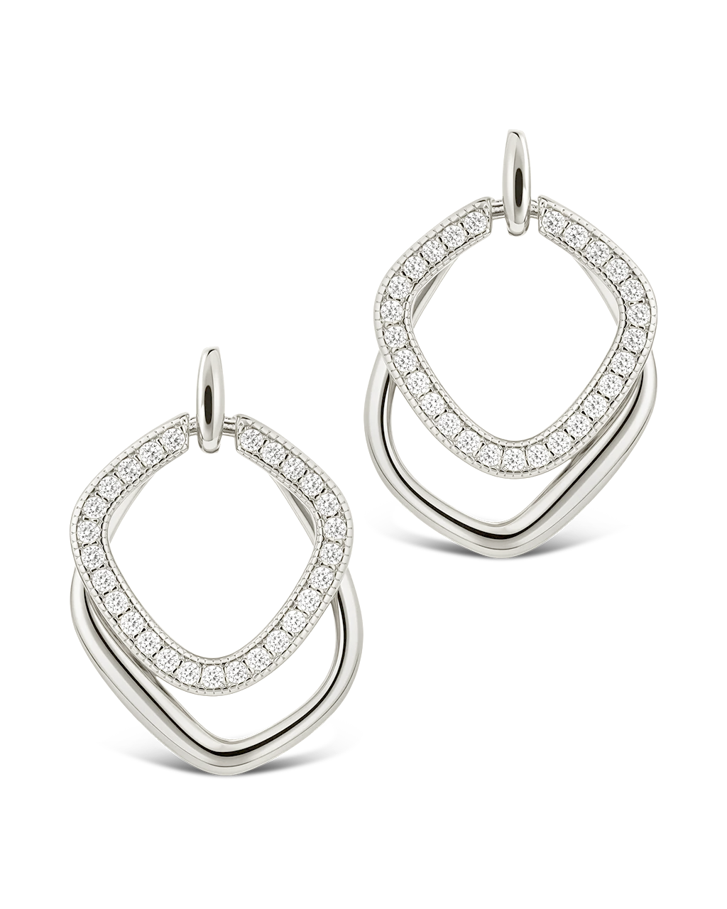 Interlocking Hoop Earrings