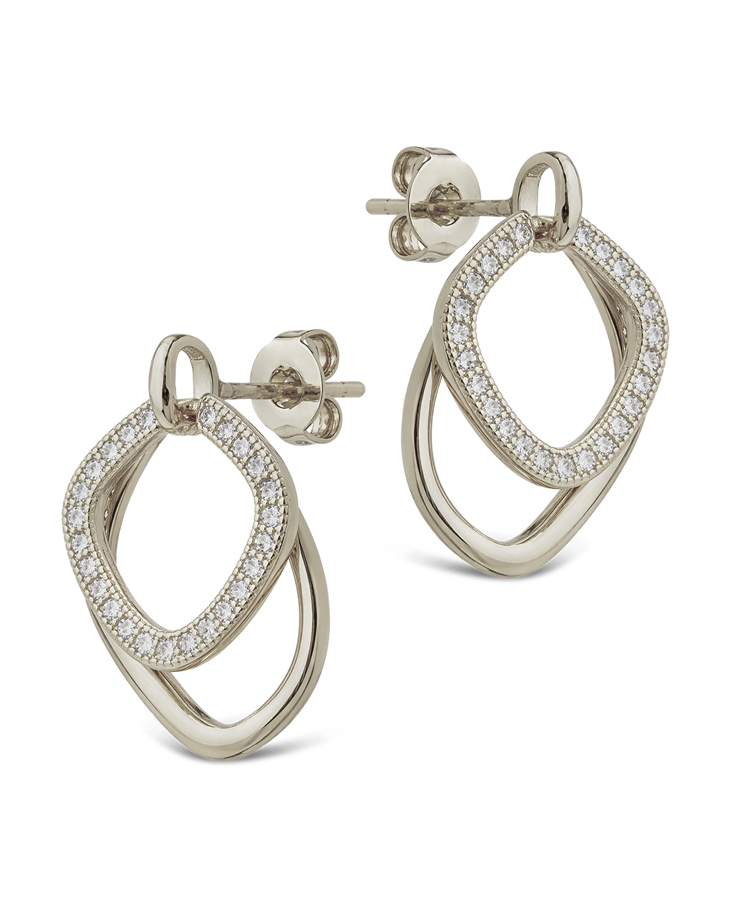 Interlocking Hoop Earrings