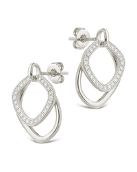 Interlocking Hoop Earrings