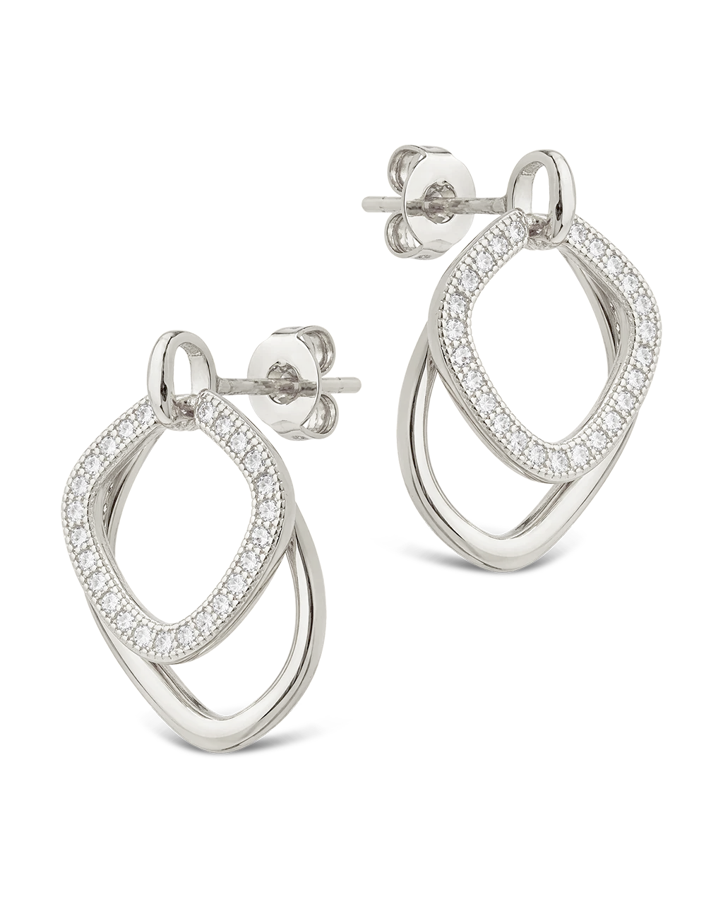 Interlocking Hoop Earrings