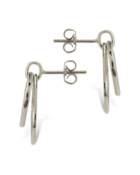 Interlocking Hoop Earrings