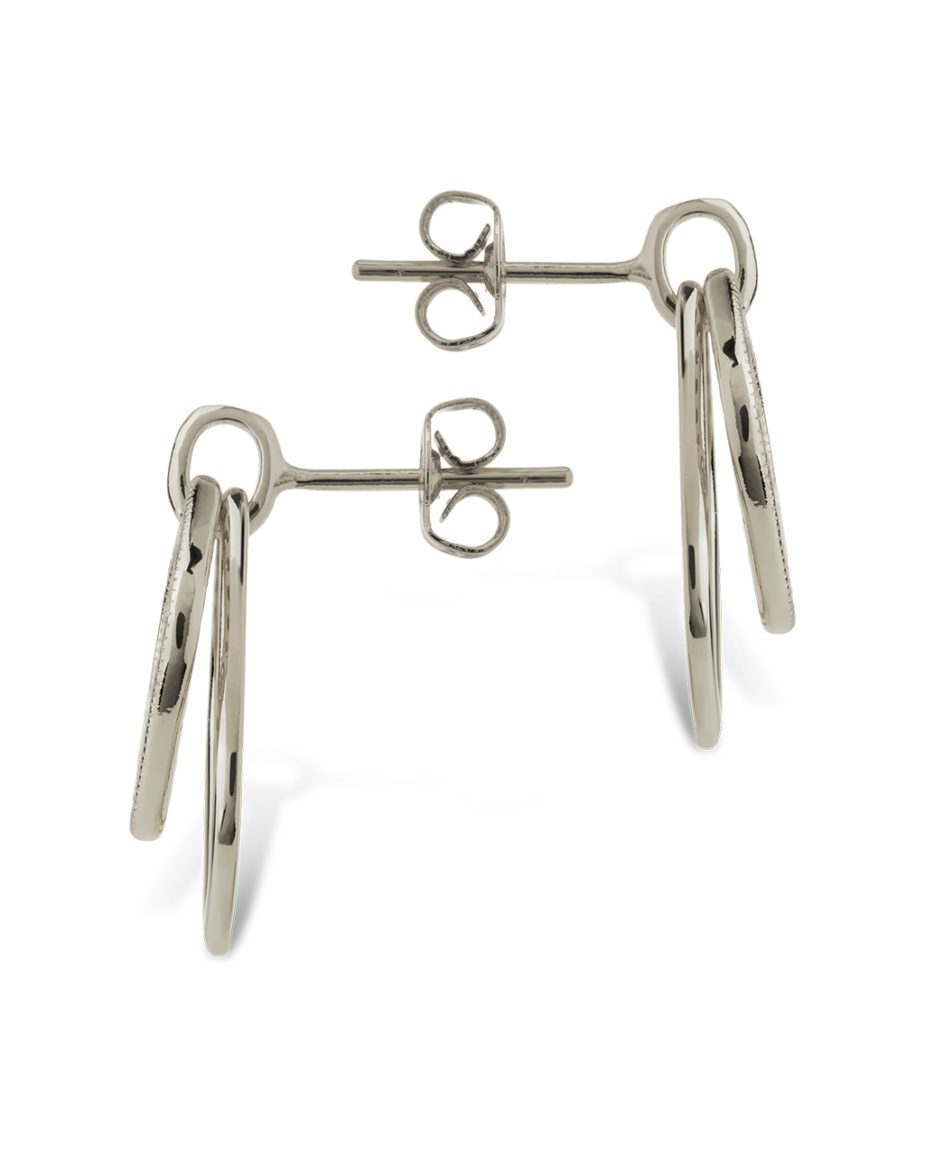Interlocking Hoop Earrings